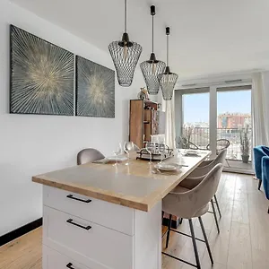 Chlebova - Riverside View Terrace, Free Parking, Gym & Kidsplay By Downtown , Gdansk Poland